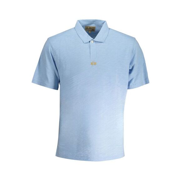 La Martina Azzurro Cotton Male Polo Men's Shirt